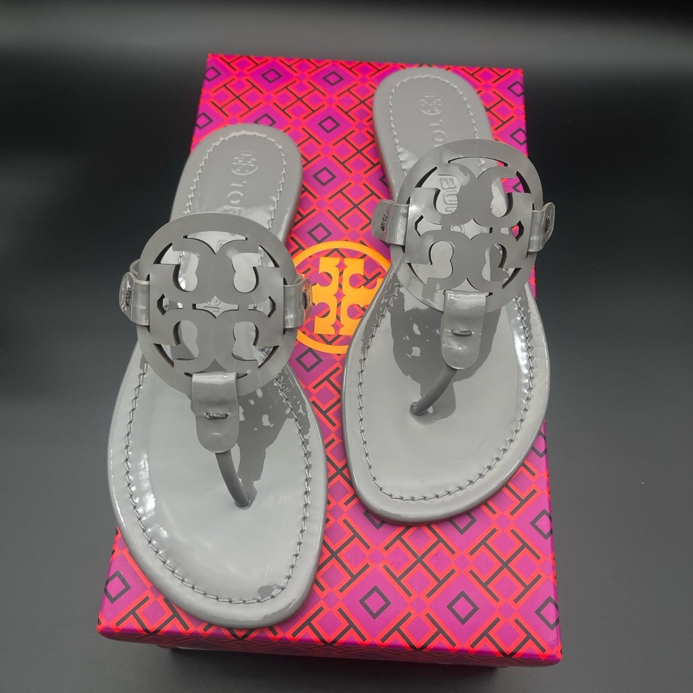 Tory Burch Miller Grey Sandal